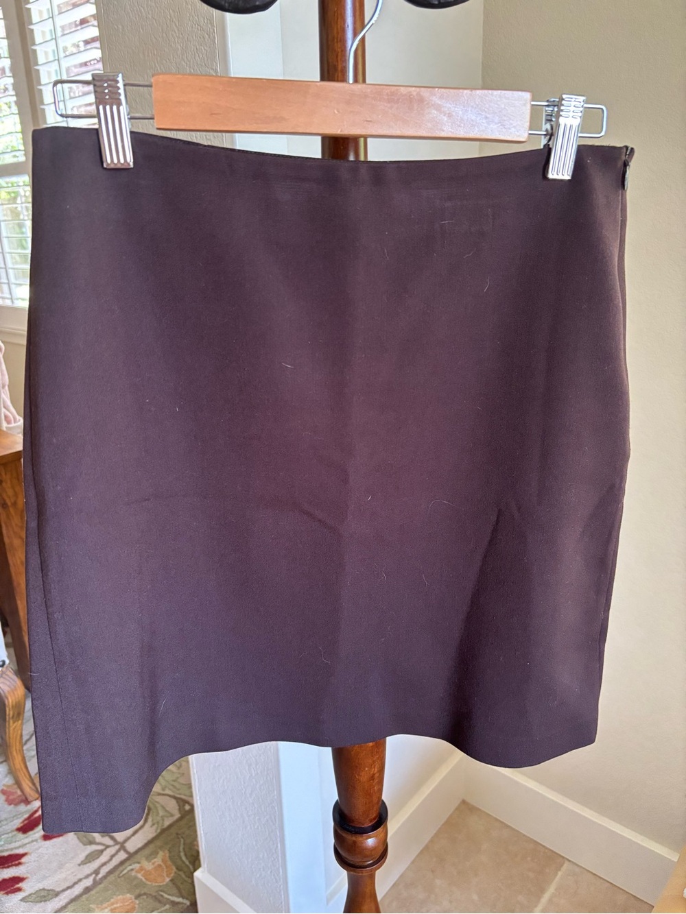 INC International Concepts Chocolate Brown Mini Skirt